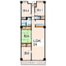 サンロードシティマンション 4LDKの間取り