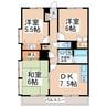 熊本都市バス（熊本市）/水源町 徒歩16分 3階 築27年 3DKの間取り
