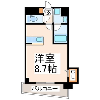 間取図 産交バス（熊本市）/自衛隊前 徒歩1分 1階 築11年