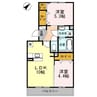 産交バス（熊本市）/桜木東小学校前 徒歩3分 1階 築12年 2LDKの間取り