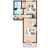 産交バス（熊本市周辺）/昭和町 徒歩2分 1階 築11年 1LDKの間取り