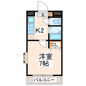 間取図 サニーフラッツHR