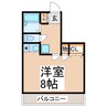 ラ・レジダンス・ド・ミディ 1Rの間取り