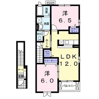間取図 産交バス（熊本市）/託麻台入口 徒歩3分 2階 築17年