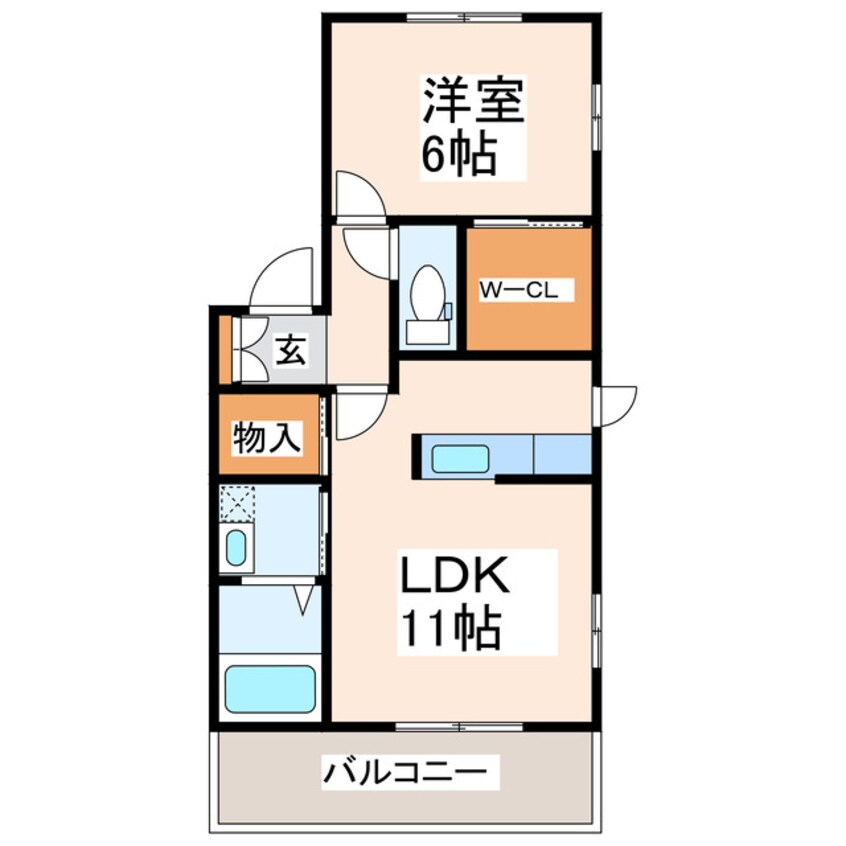 間取図 産交バス（熊本市周辺）/託麻市民センター前 徒歩3分 1階 築18年