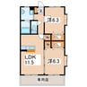 産交バス（熊本市）/秋津薬局前 徒歩5分 1階 築14年 2LDKの間取り