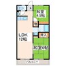 スエヒロハウス 2LDKの間取り