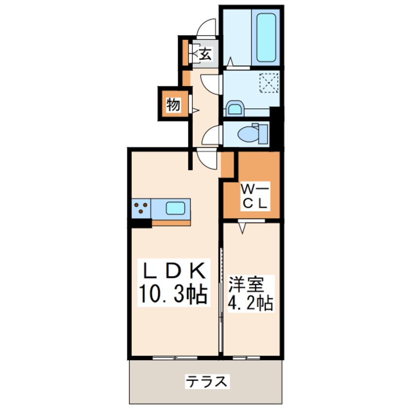 間取図 産交バス（熊本市）/託麻南小学校前 徒歩2分 1階 築6年