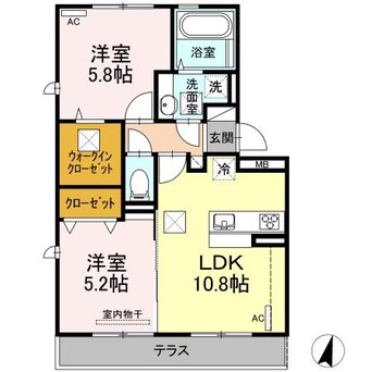 間取図 産交バス（熊本市）/上沼山津 徒歩1分 1階 築7年