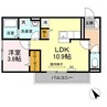 コンフォータブルTJ 1LDKの間取り