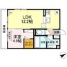 セレニータ.クワトロ 1LDKの間取り