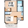 グレイスコート六番館 1LDKの間取り