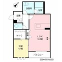 シャーメゾン　アメニティ御領　Ⅰ・Ⅱの間取図