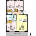 Lavie belle Ａの間取図