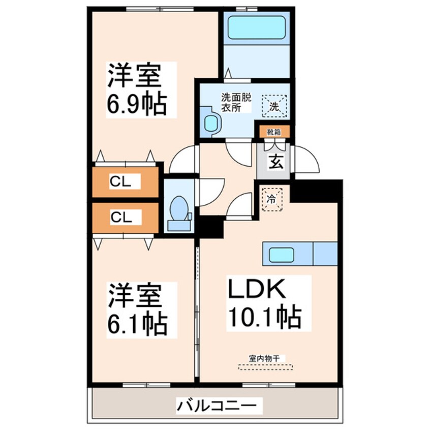 間取図 アルページュ