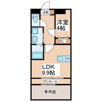 間取図 下南部1丁目新築アパート