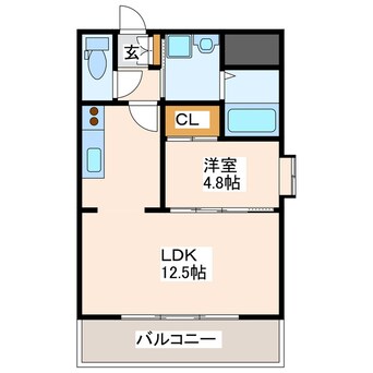 間取図 グリーンシティ BLD カルマ水前寺