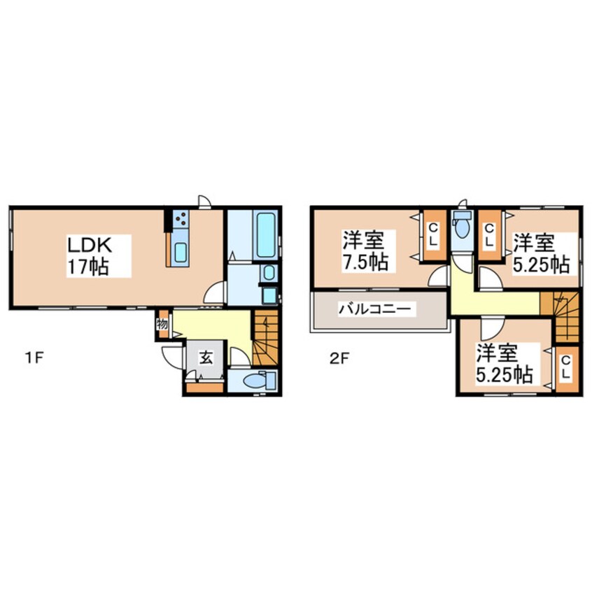 間取図 津久礼新築戸建て