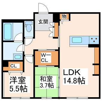 間取図 シャーメゾンBloom Stage