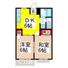 産交バス（熊本市周辺）/西上の前 徒歩3分 2階 築31年 2DKの間取り