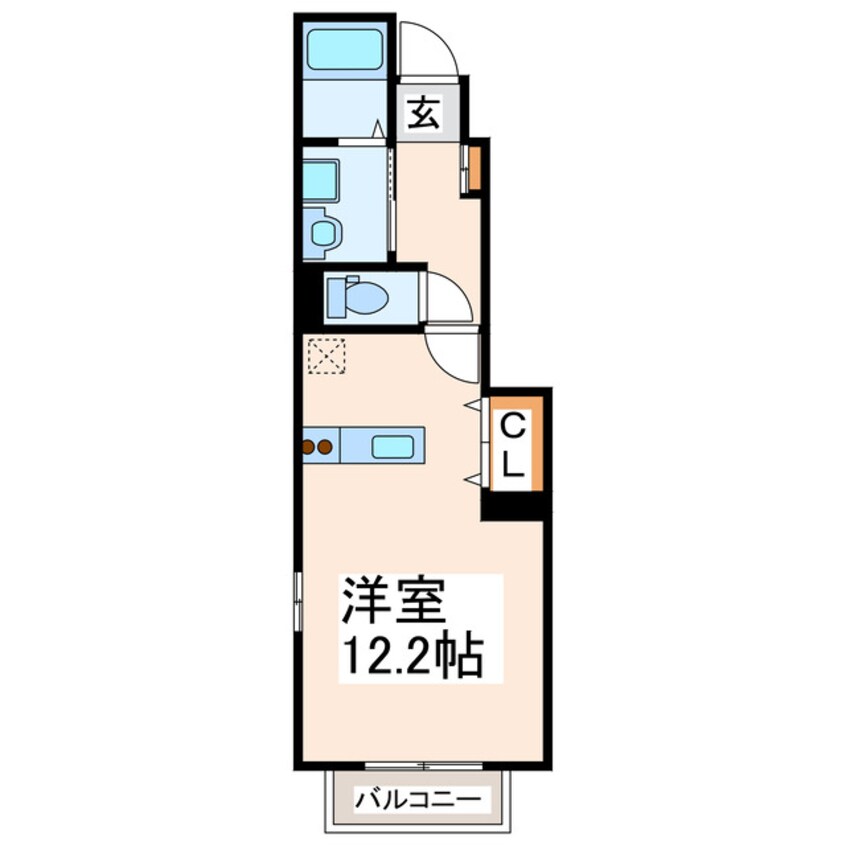 間取図 産交バス（熊本市周辺）/今村入口 徒歩6分 1階 築16年