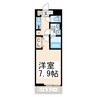 シティ オブ ドリームズ九品寺 1Kの間取り