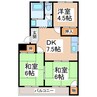 帯山ビル 3DKの間取り