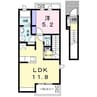 産交バス（熊本市）/小山 徒歩1分 2階 築6年 1LDKの間取り