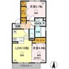 産交バス（熊本市周辺）/西上の前 徒歩5分 1階 築浅 2LDKの間取り