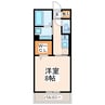 グッドラック四番館 1Kの間取り