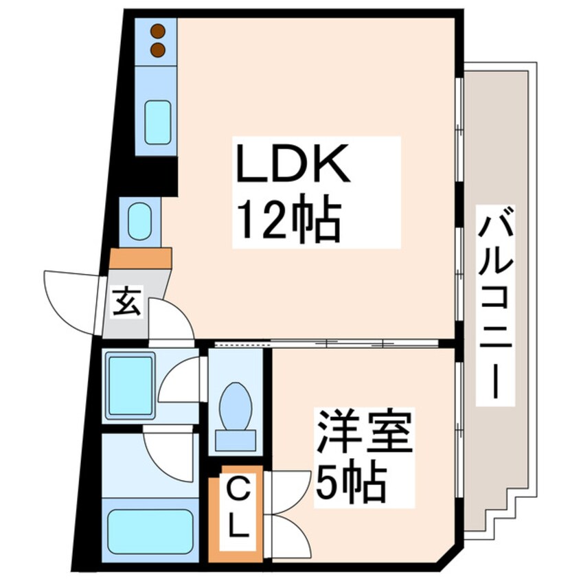 間取図 シハラマンションコルティーレ