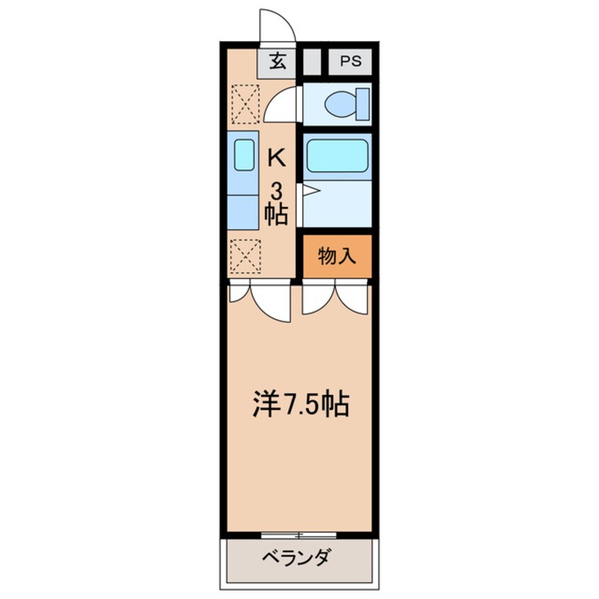 間取図 コーポレーション華