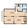日豊本線/五十市駅 徒歩16分 2階 築32年 2LDKの間取り
