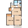 ベルフィオーレ 2DKの間取り