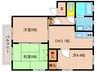 サンパティック 3DKの間取り