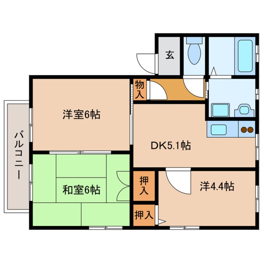 間取図 サンパティック