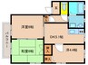 サンパティック 3DKの間取り