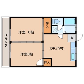 間取図 メゾン翔鷹台