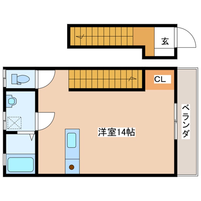 間取図 グリーンテラス鷹尾