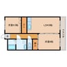 CNJ立野No.4 2LDKの間取り