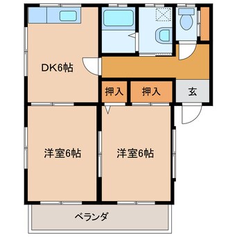 間取図 ニューライフコーポ