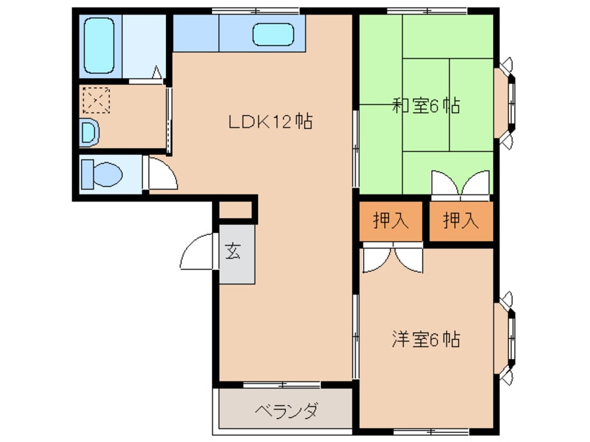 間取図 ラインマンションⅢ・Ⅴ