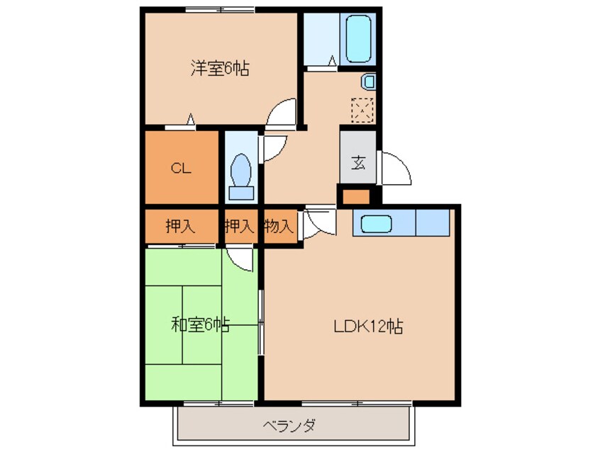間取図 セジュール早水