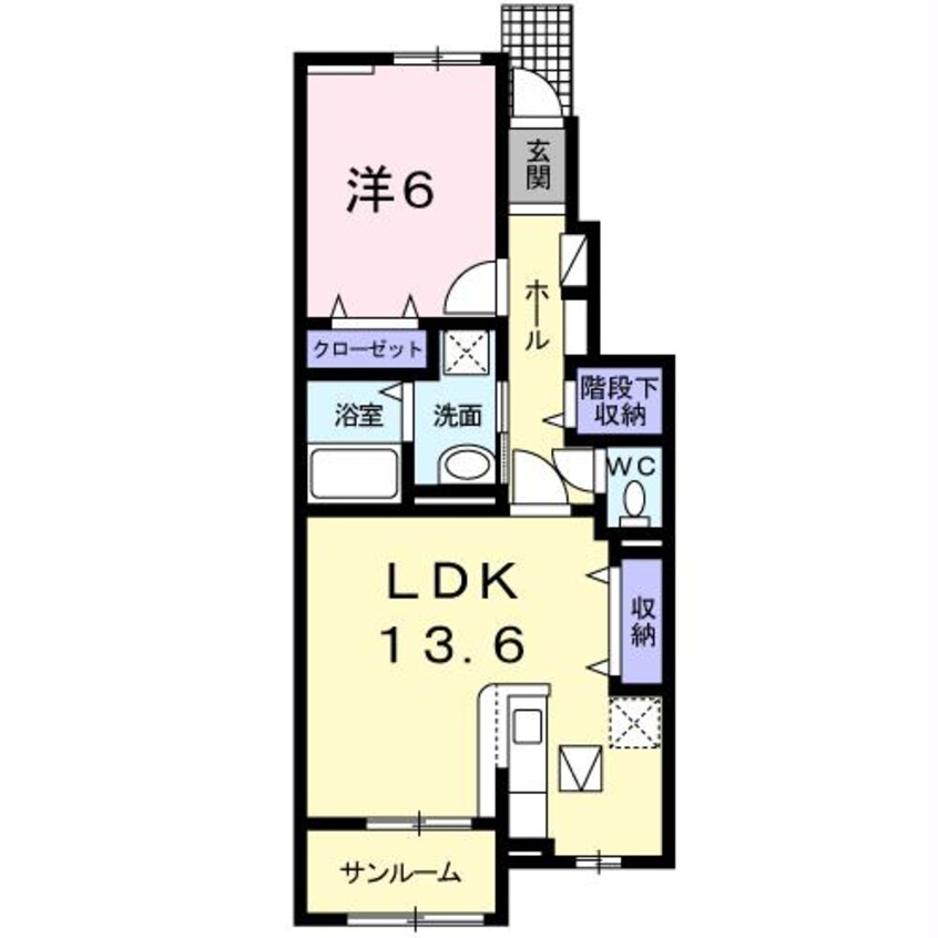 間取図 メゾン・ド・コンフォートⅠ