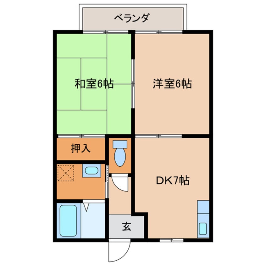 間取図 ジェネスカミムラ