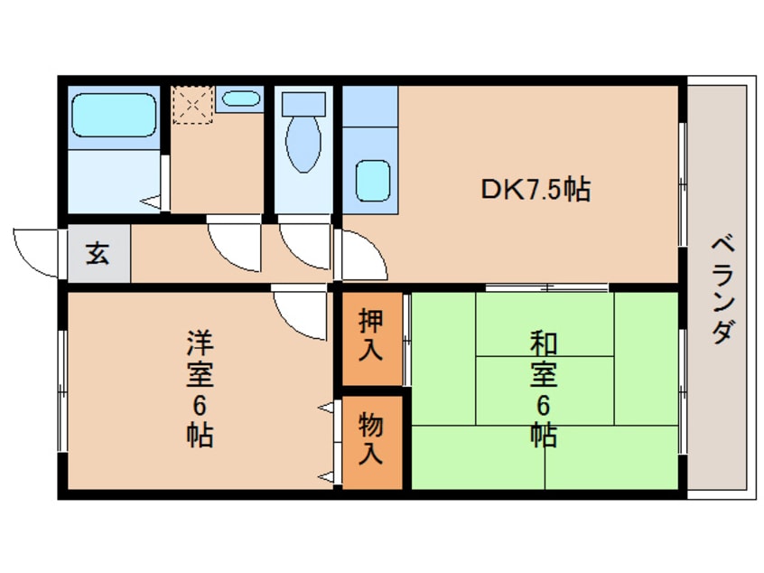 間取図 メゾンド都原