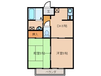間取図 ハイツ・マイグリーン
