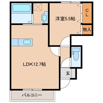 間取図 セジュールエクラ