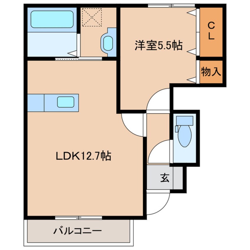 間取図 セジュールエクラ