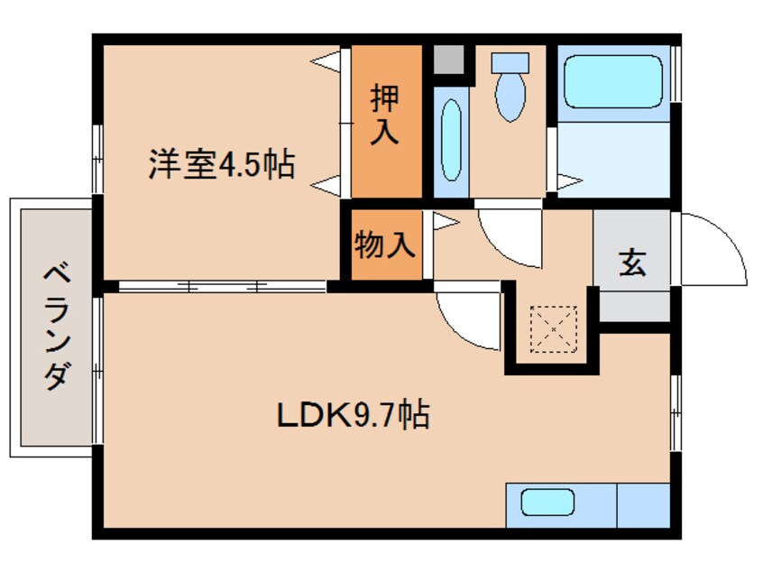 間取図 ヴィラ・モナリエール